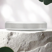 LUCCE GRECO™ Brushed 4mm 14K White Gold