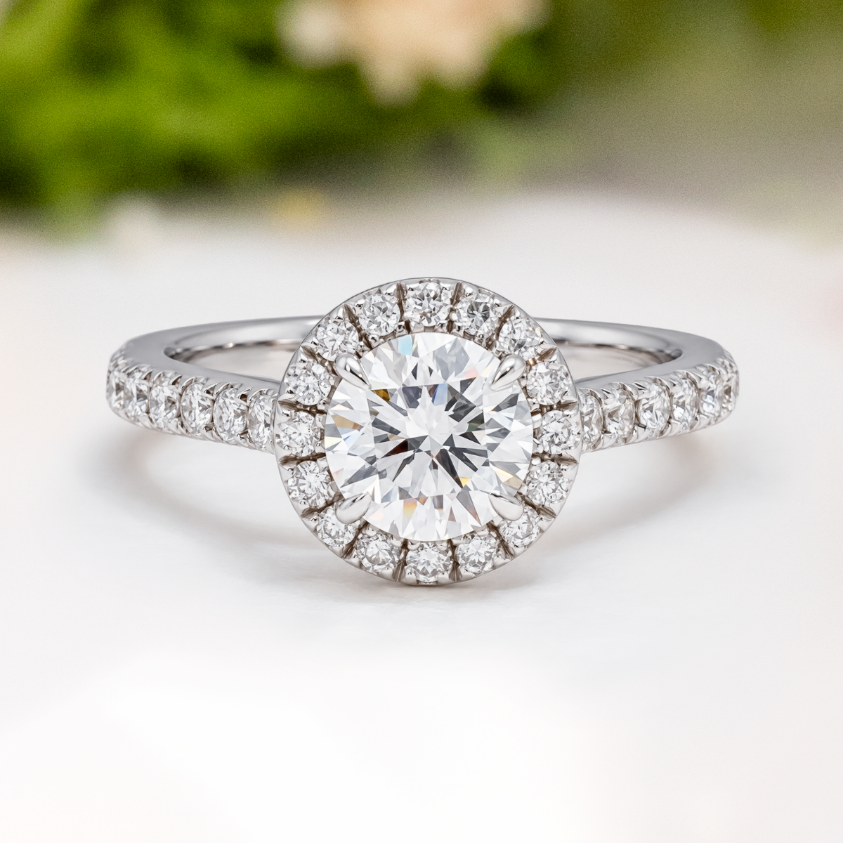 Load image into Gallery viewer, LUCCE MONTEVALLE™ Round Lab Diamond 0.82ct D VS1 ld IGI 14K White Gold
