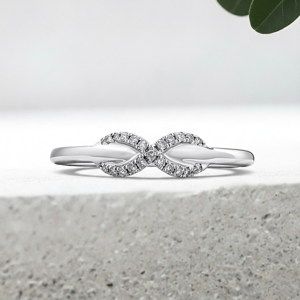 Lucce The Promise Lab Diamond 0.09ctw 14K White Gold