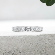 LUCCE RIVERA™ Ida 9-Stone Round 0.54ctw Natural Diamond Platinum