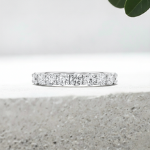 Load image into Gallery viewer, Lucce Rivera Ida 9-Stone Round 0.54ctw Natural Diamond 18K White Gold
