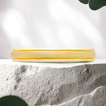 Load image into Gallery viewer, Lucce Abbraccio Brushed 6mm 14K Yellow Gold
