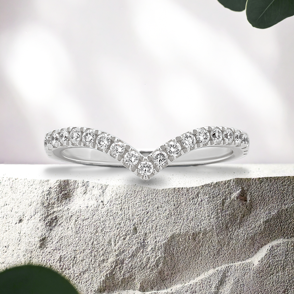 Load image into Gallery viewer, LUCCE LEIA™ Pavé 0.29ctw Lab Diamond 14K White Gold
