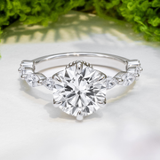 LUCCE MARCHESA™ Luxe Round Lab Diamond 3.02ct E VS1 Ex GIA Platinum
