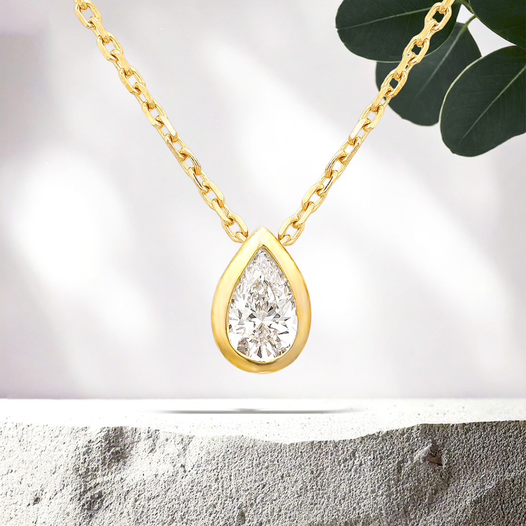 Load image into Gallery viewer, LUCCE CARLISLE™ Pear Necklace Diamond
