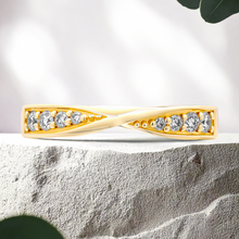 Load image into Gallery viewer, Riza 0.21 ctw Lab Diamond 14K Yellow Gold
