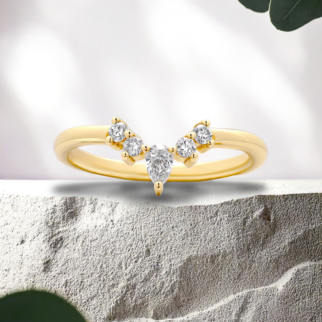Load image into Gallery viewer, LUCCE REA™ 0.25ctw Lab Diamond 14K Yellow Gold
