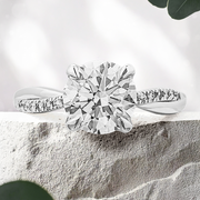 LUCCE FIORE™ Round 2.00ct E VVS2 Id IGI Lab Diamond Platinum