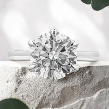 Load image into Gallery viewer, Lucce Azalea Round Lab Diamond 3.02ct D VS1 Id IGI Platinum
