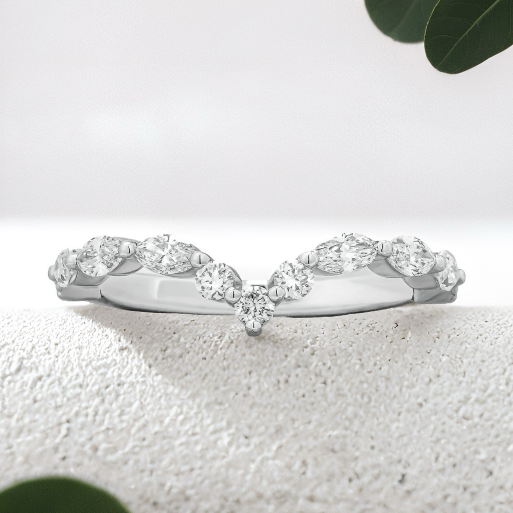 Lucce Paula Flush 0.46CTW Lab Diamond Platinum