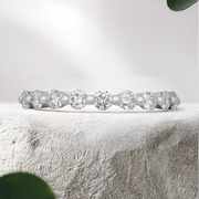 LUCCE CHIESA™ 0.54ctw Natural Diamond 18K White Gold