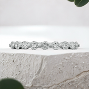 LUCCE CHIESA™ 0.54ctw Lab Diamond 18K White Gold