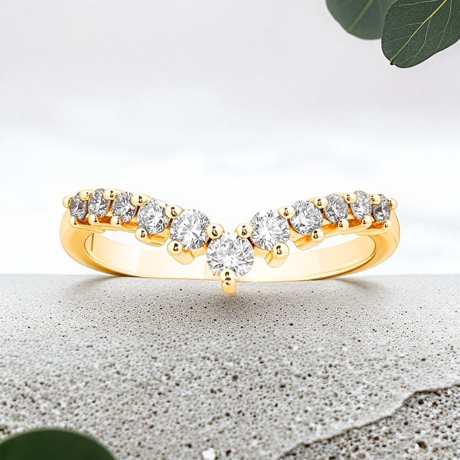 Load image into Gallery viewer, LUCCE PRIMA™ 0.36ctw Lab Diamond 14K Yellow Gold

