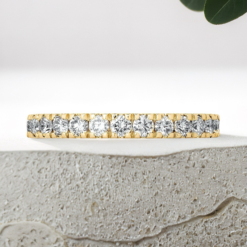 Lucce Corse 0.56CTW Natural Diamond 14K Yellow Gold