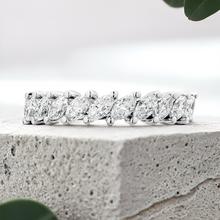 Load image into Gallery viewer, Lucce Constance Lia 1.10CTW Lab Diamond Platinum
