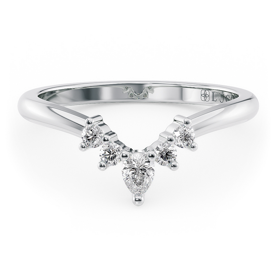 Load image into Gallery viewer, LUCCE REA™ 0.50ctw Natural Diamond Platinum
