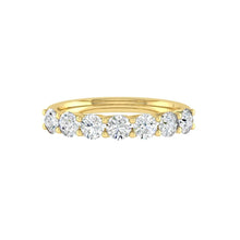 Load image into Gallery viewer, Rivera 7-Stone 1.19CTW Lab Diamond 14K Yellow Gold
