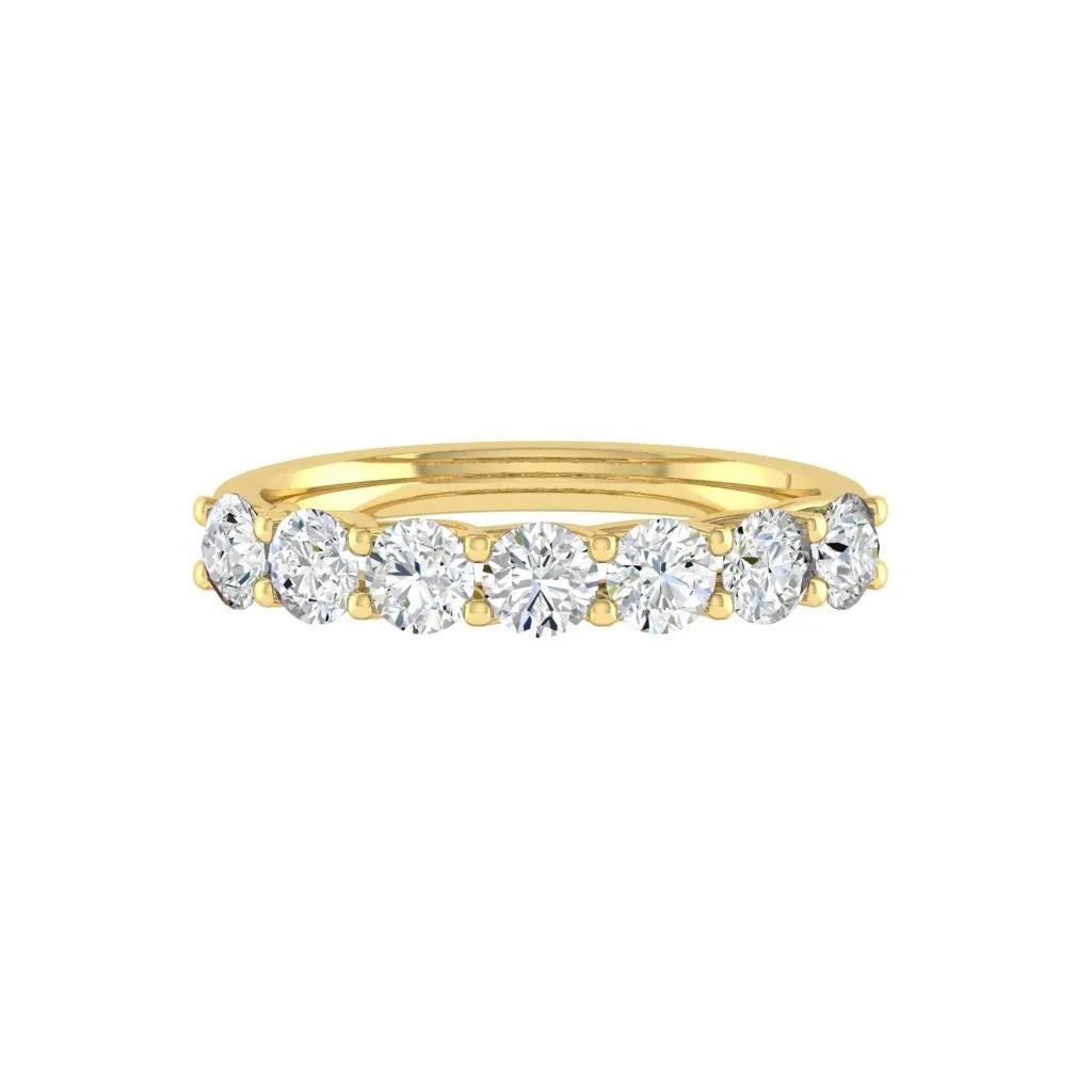 Rivera 7-Stone 1.19CTW Lab Diamond 14K Yellow Gold