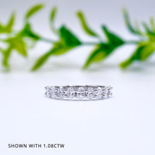 Load image into Gallery viewer, rivera oval 9 stone eternity ring

