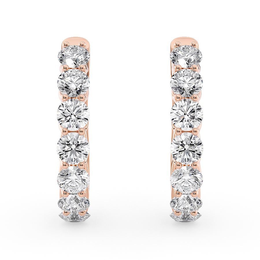 Load image into Gallery viewer, LUCCE RIVERA™ Hoop Earrings Diamond
