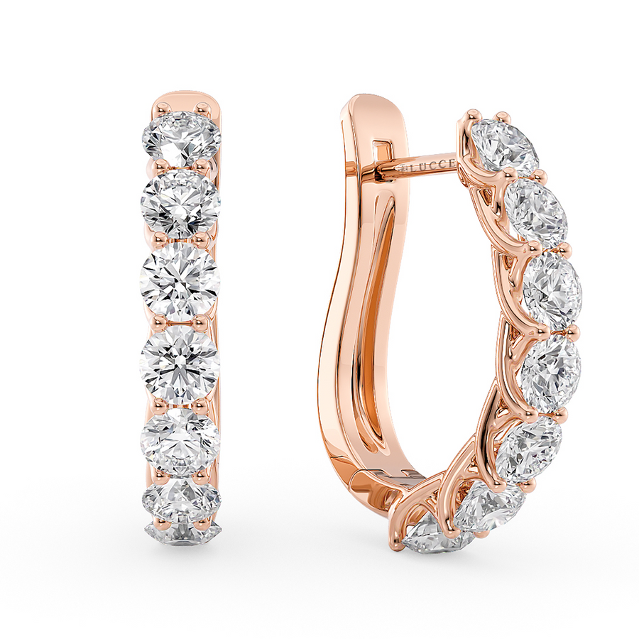 Load image into Gallery viewer, LUCCE RIVERA™ Hoop Earrings Diamond

