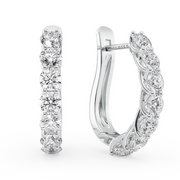 LUCCE RIVERA™ Hoop Earrings Diamond