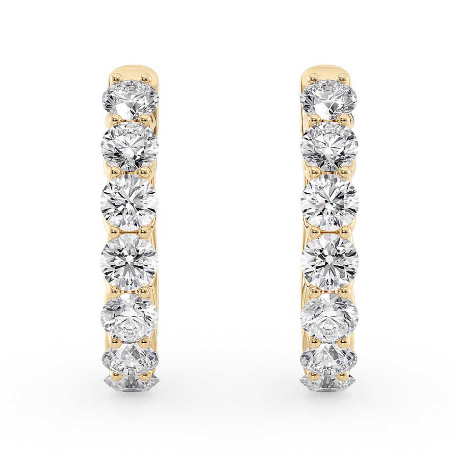 Load image into Gallery viewer, LUCCE RIVERA™ Hoop Earrings Diamond
