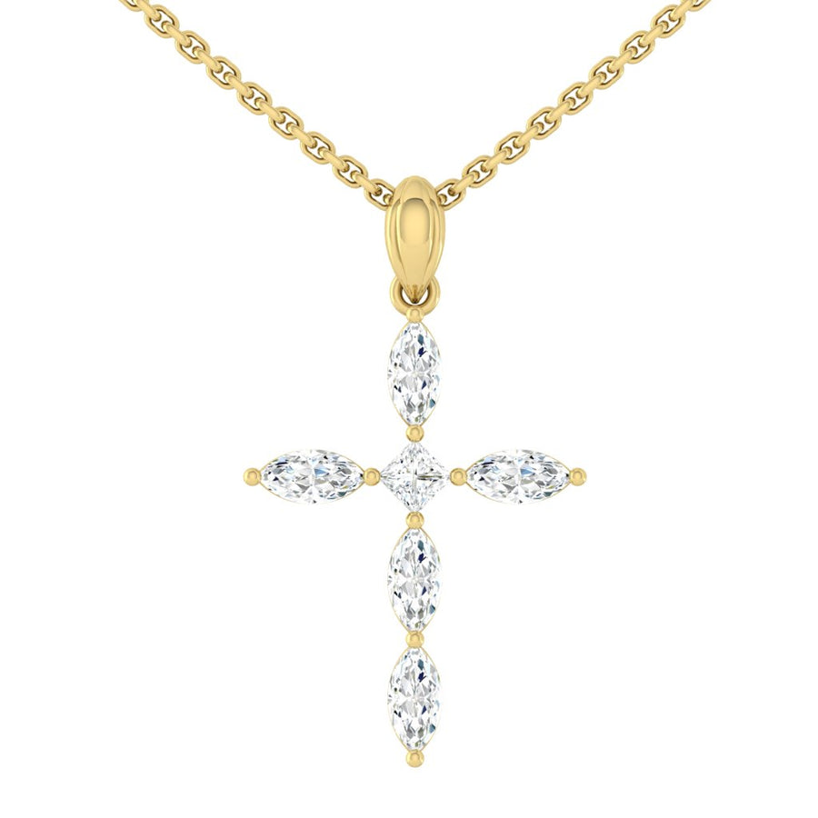 Load image into Gallery viewer, LUCCE SAVED™ Cross Diamond Necklace
