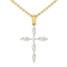 Load image into Gallery viewer, Saved Cross Diamond Necklace *new*
