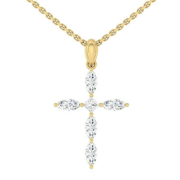 Saved Cross Diamond Necklace *new*