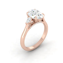 Load image into Gallery viewer, Sophia Oval Lab Diamond 0.77ct E VS1 Ex IGI 18K Rose Gold
