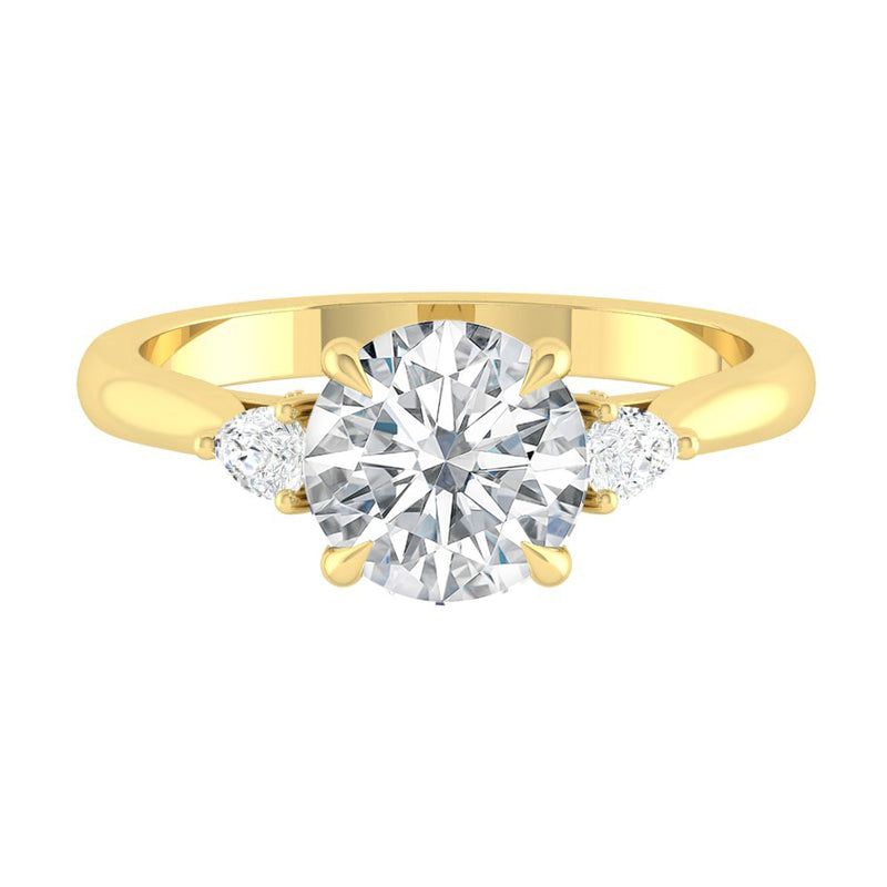 Sophia Lab Diamond 0.64ct D VVS2 Id IGI 14K Yellow Gold