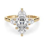 LUCCE SOPHIA™ Marquise CELESTE™ Moissanite 1.00ct 14K Yellow Gold