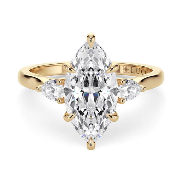 LUCCE SOPHIA™ Marquise CELESTE™ Moissanite 1.00ct 14K Yellow Gold
