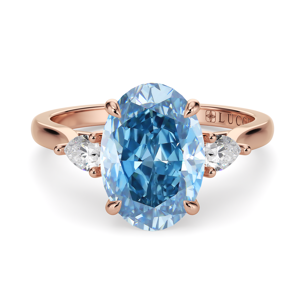 Load image into Gallery viewer, LUCCE SOPHIA™ Oval OCEAN™ Blue Diamond
