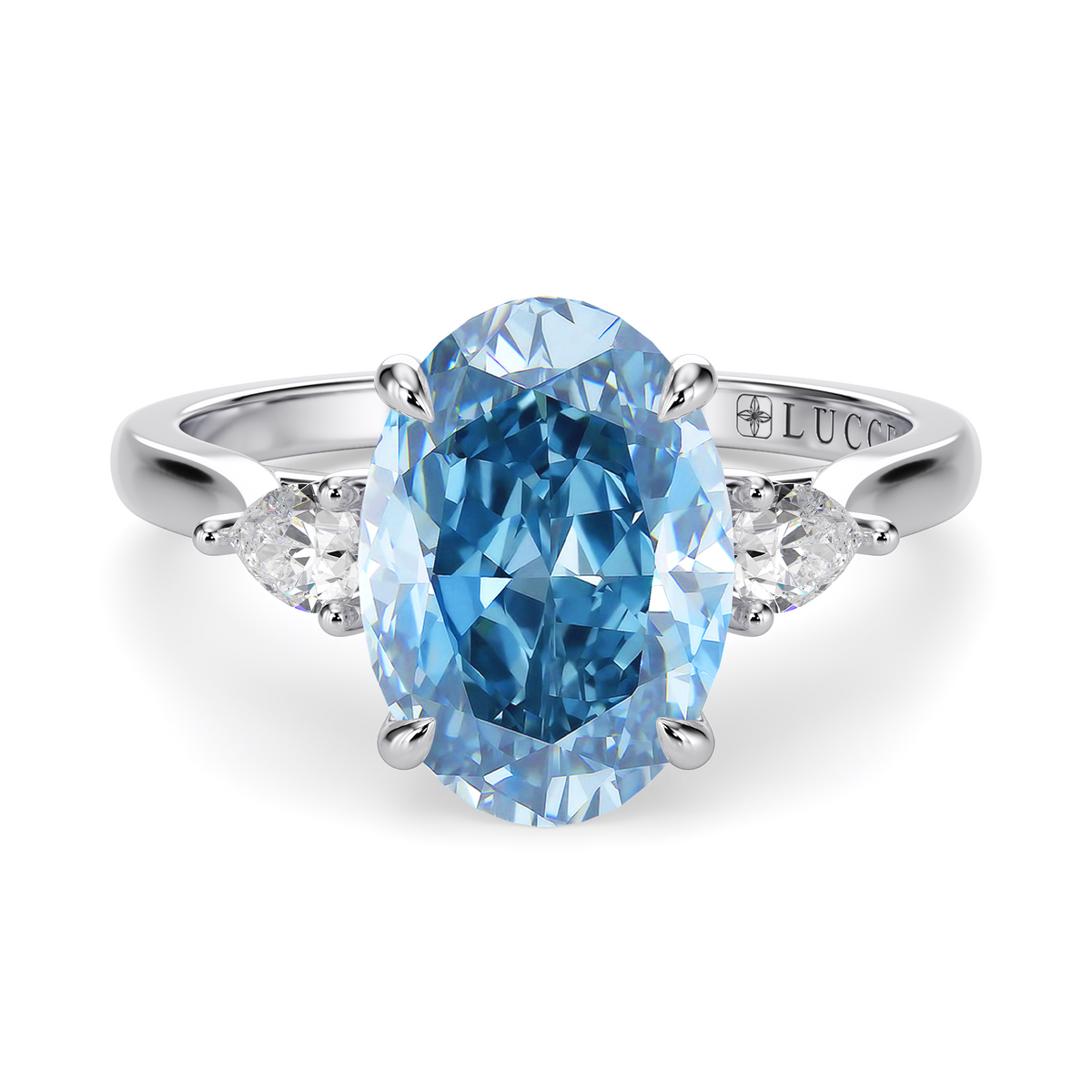 Load image into Gallery viewer, LUCCE SOPHIA™ Oval OCEAN™ Blue Diamond
