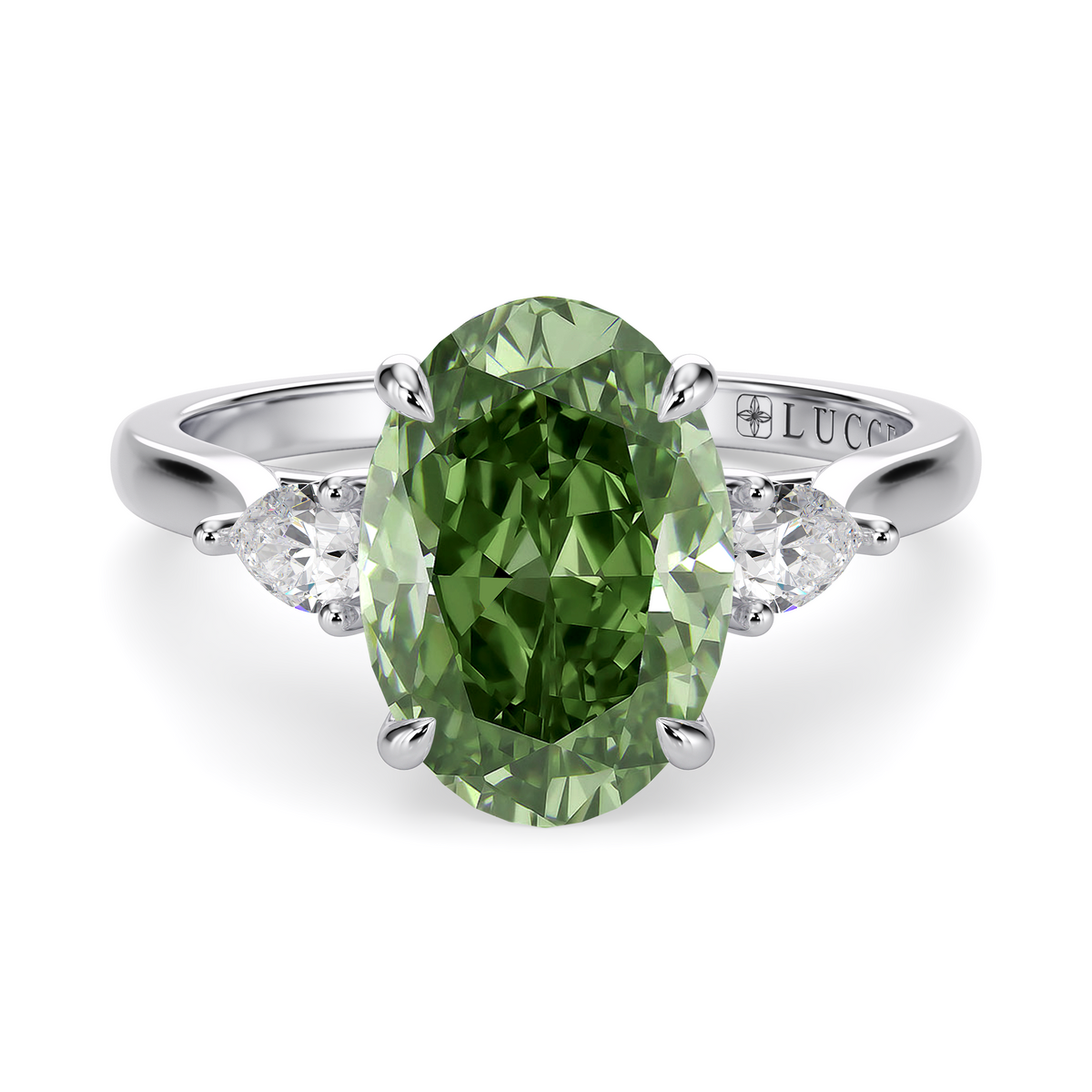 Load image into Gallery viewer, LUCCE SOPHIA™ Oval VERDANT™ Green Diamond
