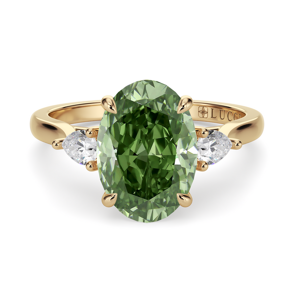 LUCCE SOPHIA™ Oval VERDANT™ Green Diamond