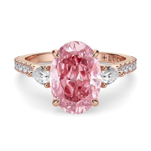 LUCCE SOPHIA™ Pavé Oval ROSÉ™ Pink Diamond