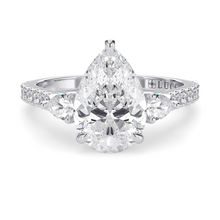 Load image into Gallery viewer, Lucce Sophia Pavé Pear Diamond
