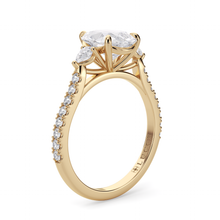 Load image into Gallery viewer, Lucce Sophia Pavé Pear Diamond
