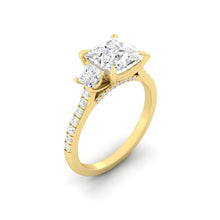 Load image into Gallery viewer, Sophia Pavé Princess Moissanite
