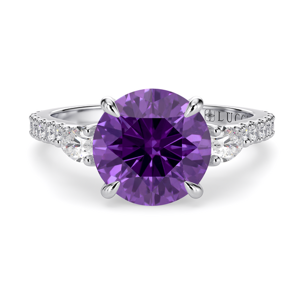LUCCE SOPHIA™ Pavé Round Gemstone