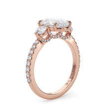 Load image into Gallery viewer, Lucce Sophia Siena Pavé Oval Diamond

