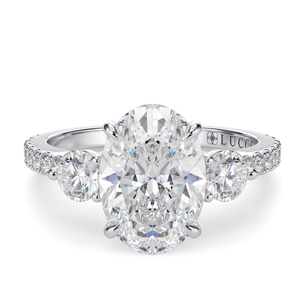 Lucce Sophia Siena Pavé Oval Diamond