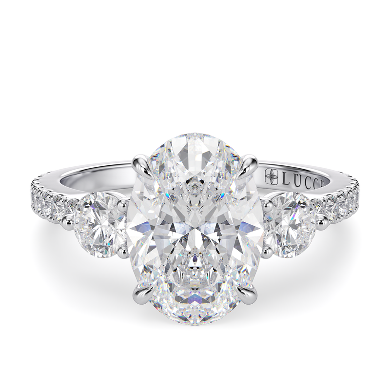Lucce Sophia Siena Pavé Oval Diamond