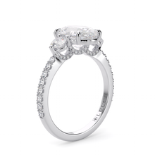 Load image into Gallery viewer, Lucce Sophia Siena Pavé Oval Diamond
