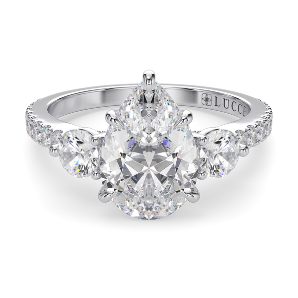 Lucce Sophia Siena Pavé Pear Diamond