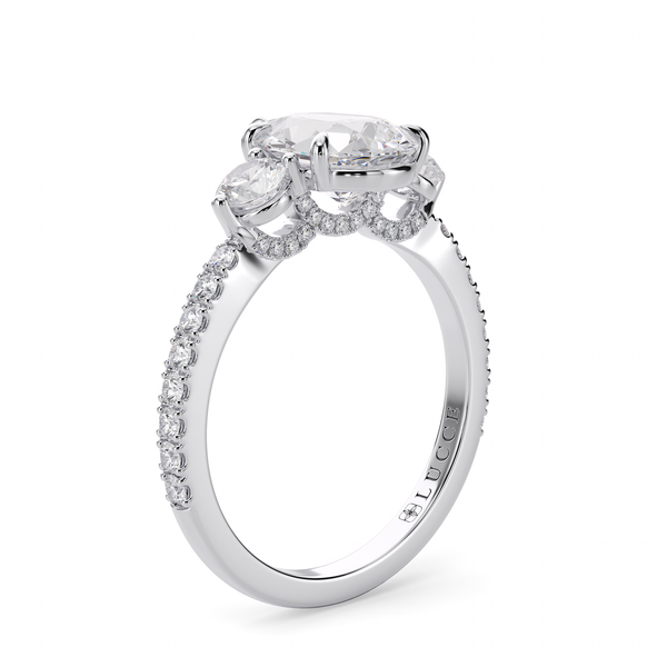 Lucce Sophia Siena Pavé Pear Diamond
