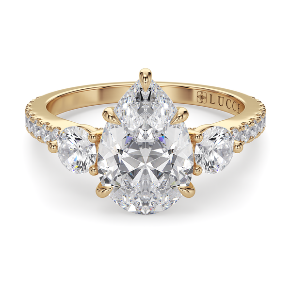Lucce Sophia Siena Pavé Pear Diamond
